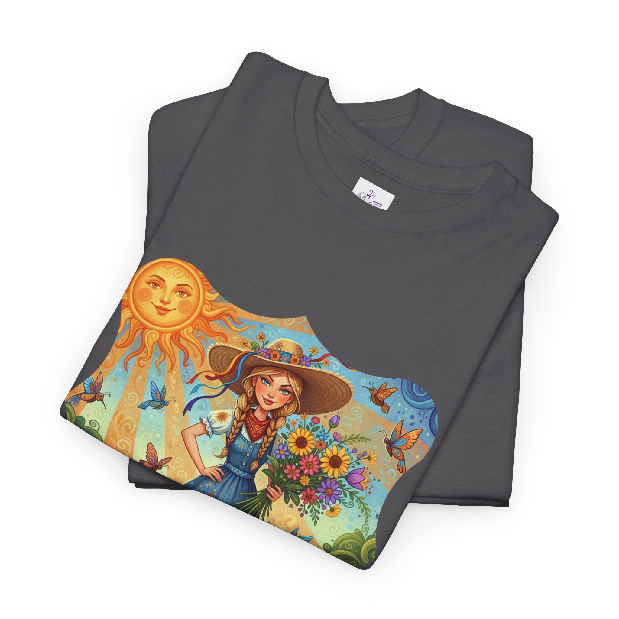 Summer Sunflower Scarecrow T-Shirt — "Don't Tell Me What To Do" Graphic Tee