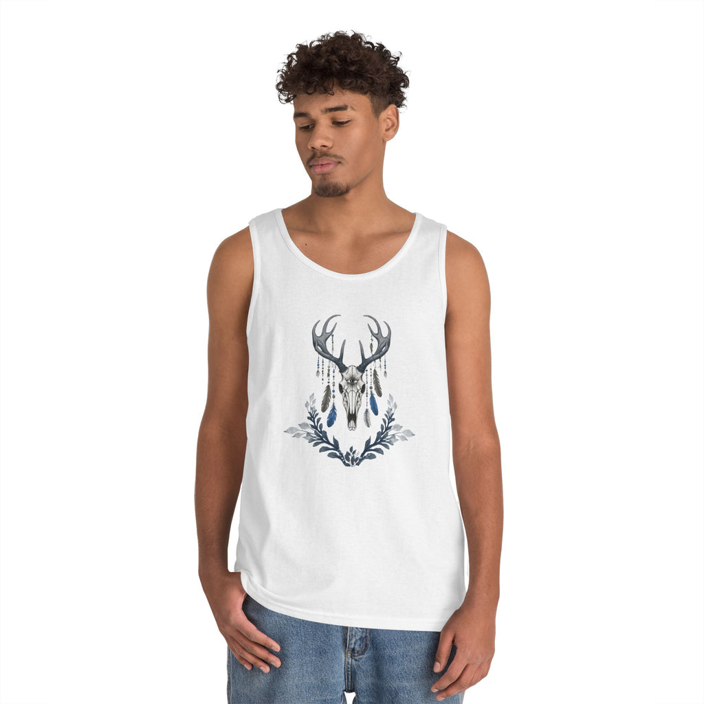 Deer Skull Boho Tank