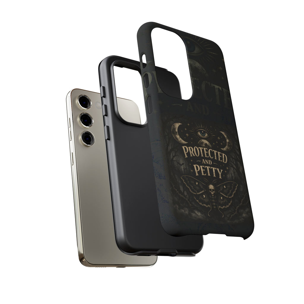 Phone Case — Gothic 'Protected and Petty' Tough Protective Cover