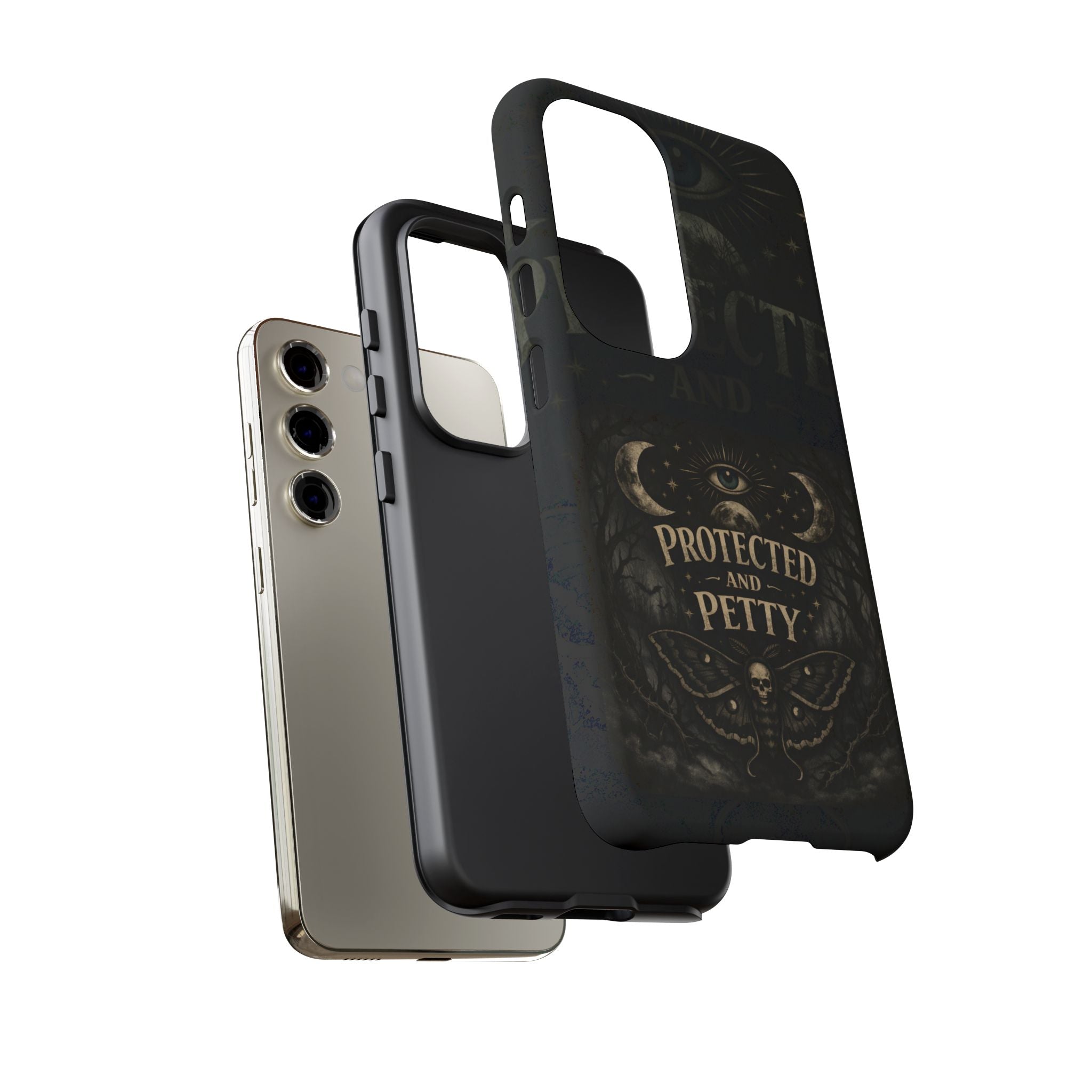 Phone Case — Gothic 'Protected and Petty' Tough Protective Cover