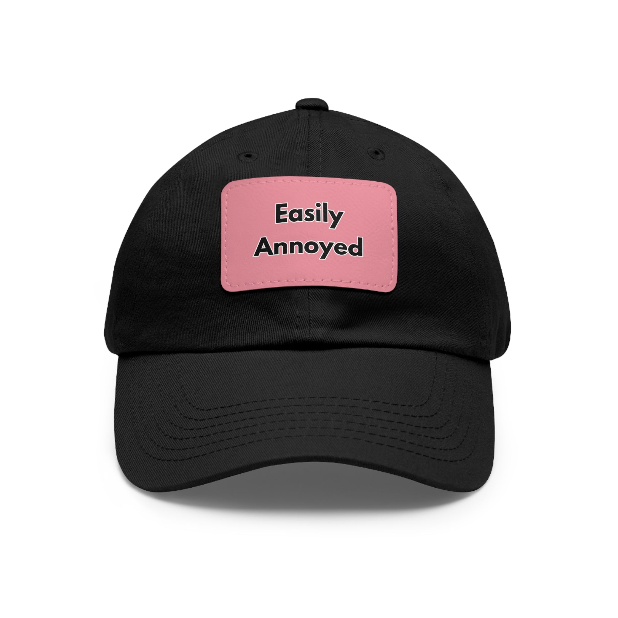 Easily Annoyed Leather Patch "Dad Hat" – Funny Casual Cap