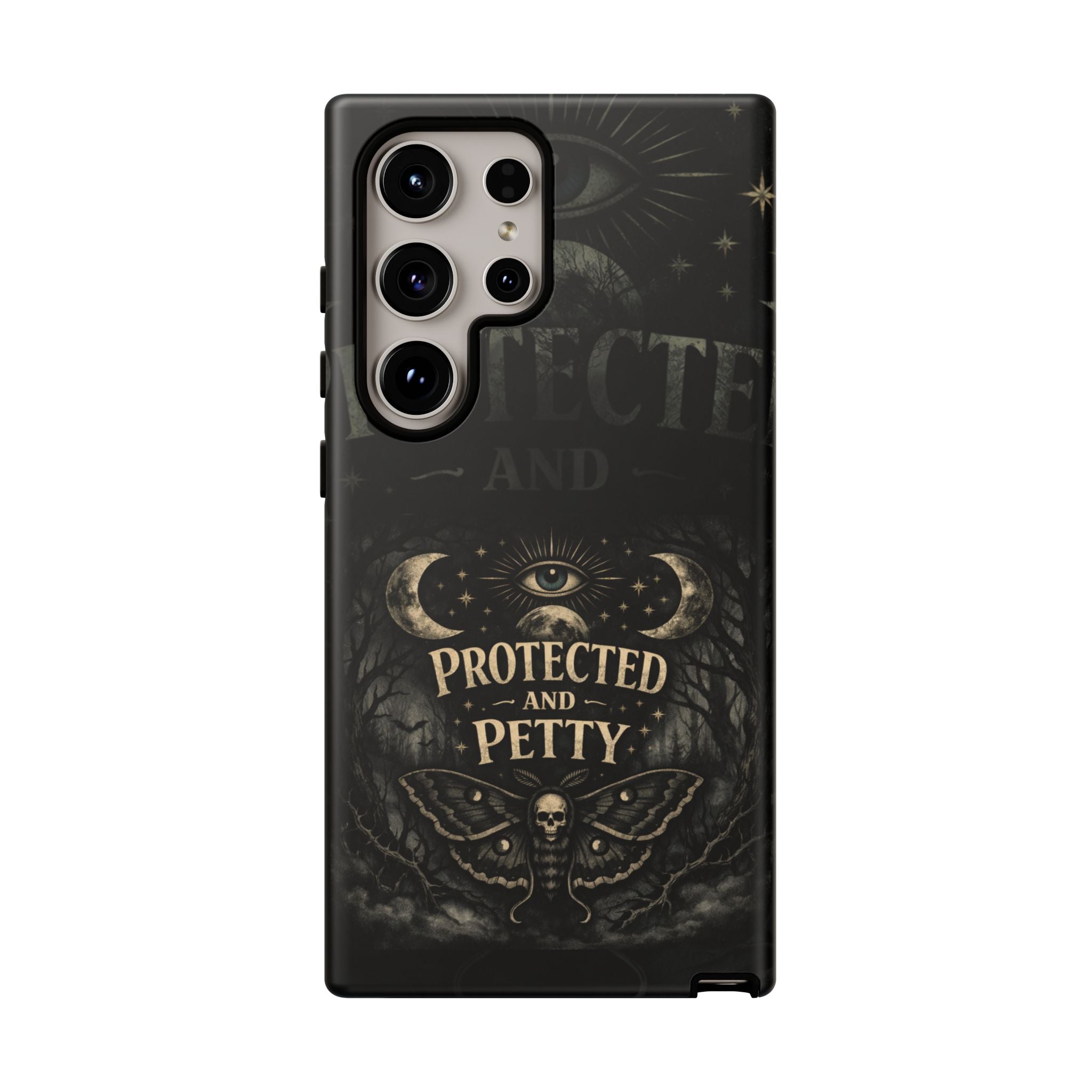 Phone Case — Gothic 'Protected and Petty' Tough Protective Cover