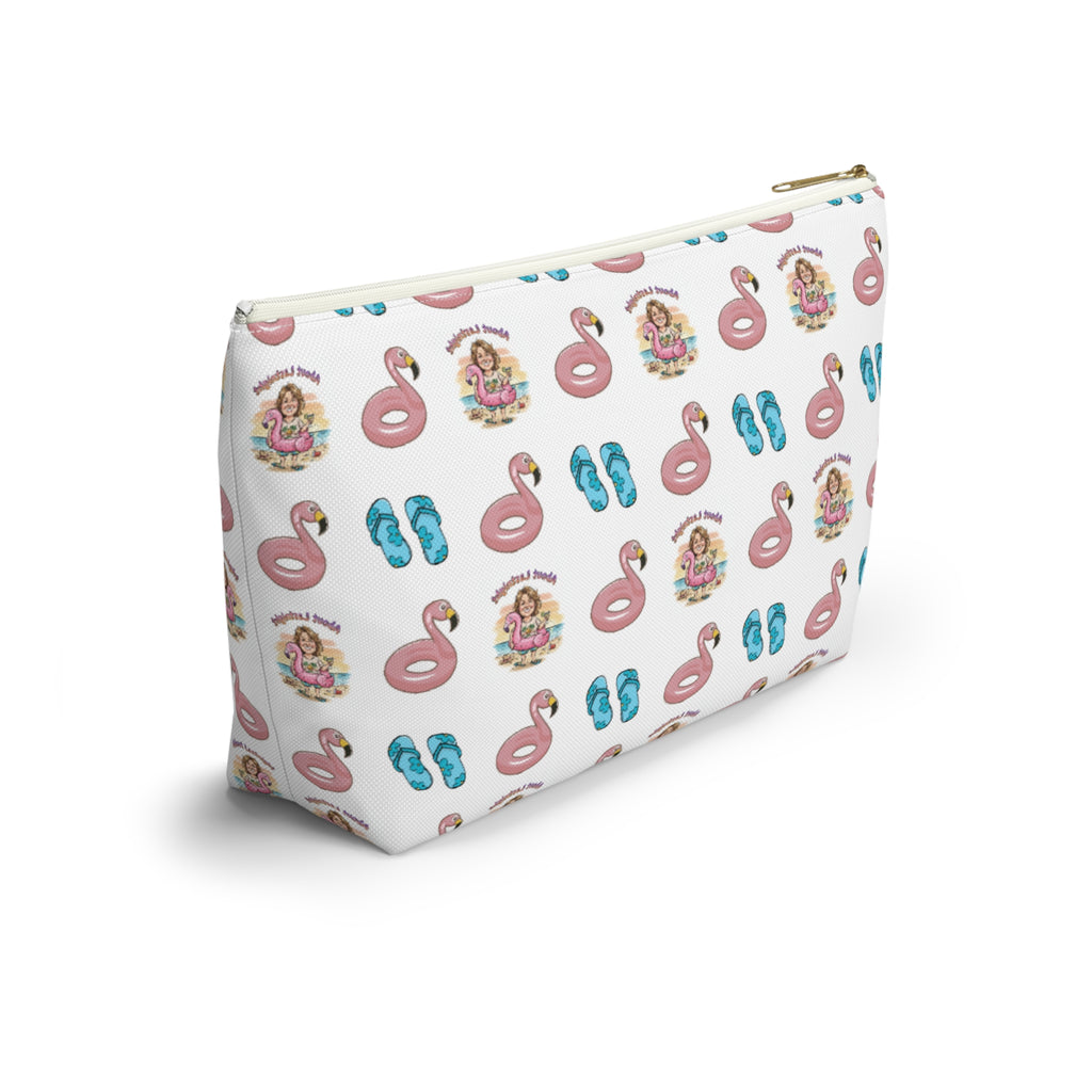 "About Lastnight" Accessory Pouch w T-bottom