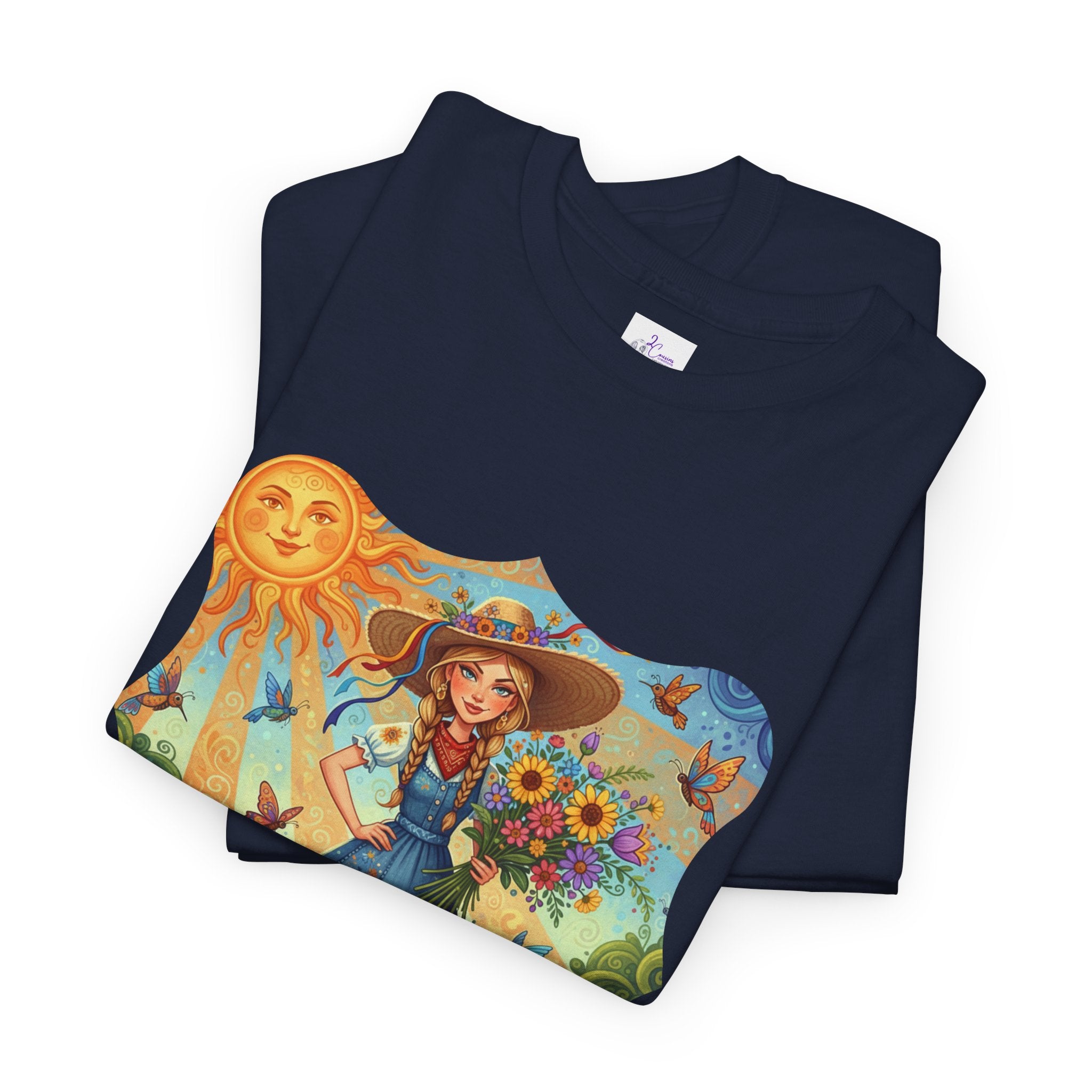 Summer Sunflower Scarecrow T-Shirt — "Don't Tell Me What To Do" Graphic Tee